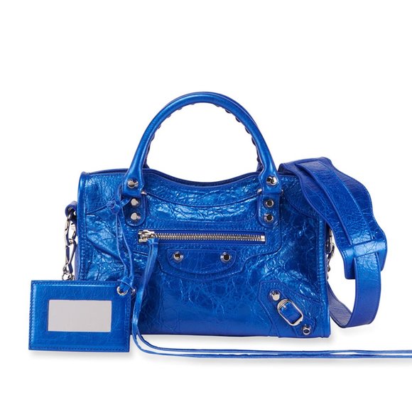 Balenciaga Handbags - Balenciaga Classic City Mini Lamb Leather Satchel